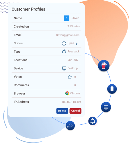 create customer profiles