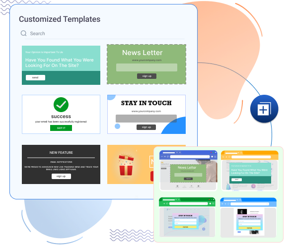 Customized Templates | Feedbackup by 500apps