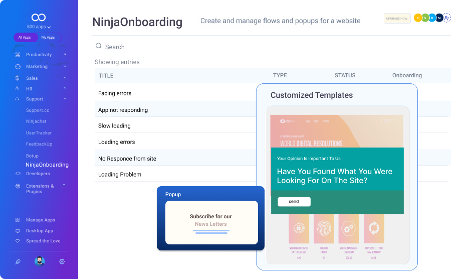 onboarding tools leave note